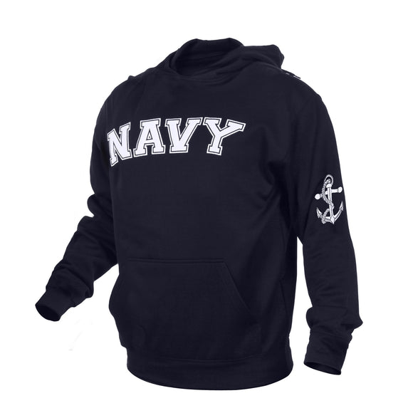 Military Embroidered Pullover Hoodies