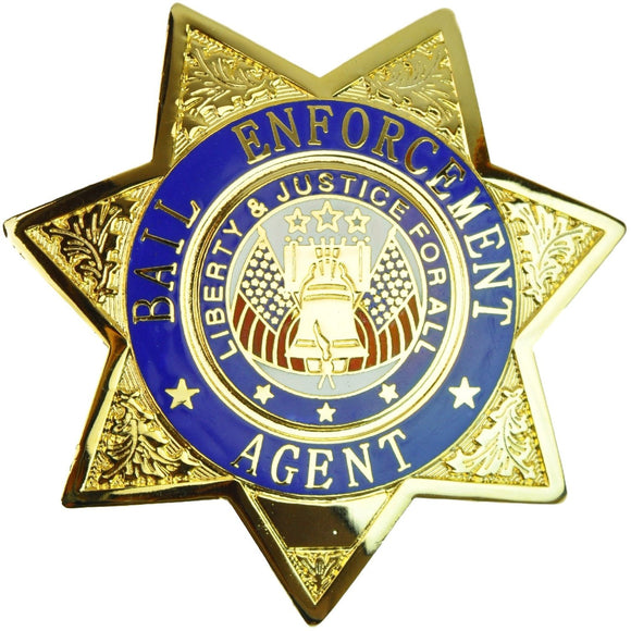 Tactical 365® Operation First Response Bail Enforcement Agent 7 Point Star Badge