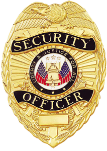 A9037 Security Officer Shield Badge