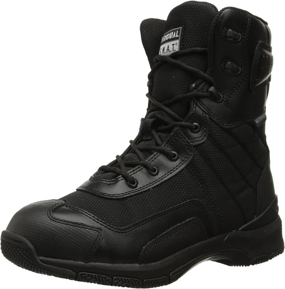 Original S.W.A.T. Men's H.A.W.K. 9 Inch Side-Zip Military and Tactical Waterproof Boot, Black,