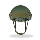 Exec Defense High-Cut Style Level III-A Ballistic Resistant Helmet w/ Side Rails and Front Mount