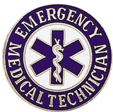 J107 Emergency Medical Technician Pin (11/16")