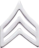 J130 Military Sergeant Collar Chevrons - Smooth (13/16")