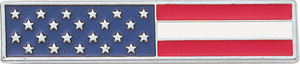 J143 American Flag Bar (1 3/4" x 3/8")