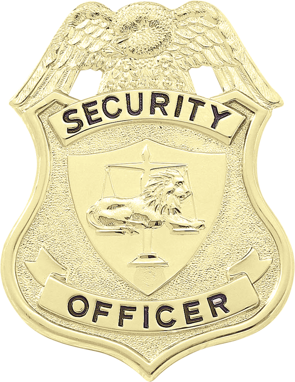 J304 Security Officer Shield with Eagle Badge