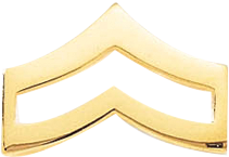 J57 Small Corporal Collar Insignia Bars - Smooth (3/4