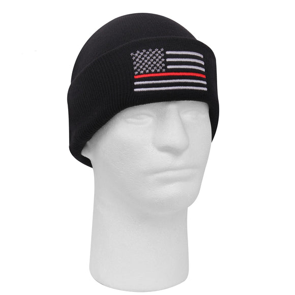 Deluxe Thin Red Line Watch Cap