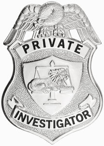Tactical 365® Operation First Response Private Investigator Shield Badge