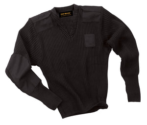 Police "commando style" sweater, black