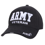 Deluxe Low Profile Military Branch Veteran Cap