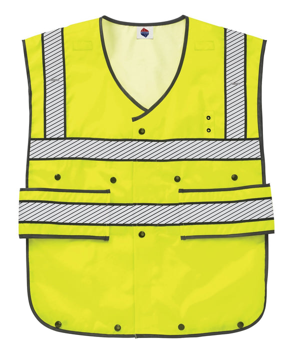 Liberty Uniform 588MFL Class 2 ANSI Compliant Hi-Visibility Safety Vest