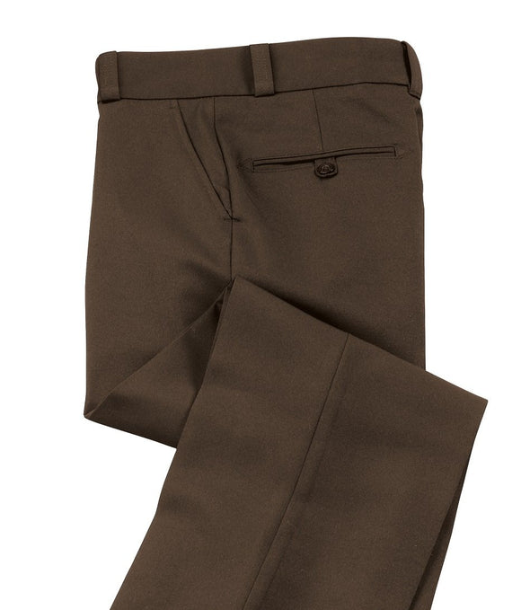 Liberty Uniform 600MBN Men's Trousers Stain Resistant Brown