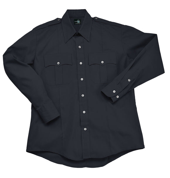Liberty Uniform 740MNV Mens Long Sleeve Comfort Zone Police Shirt