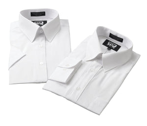 Liberty Uniform 780FWH Women's Long Sleeve Dress Shirt Stain Resistant Formal Attire White