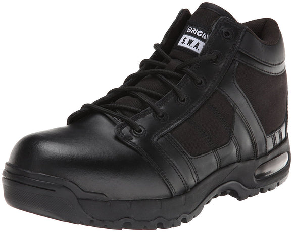 Original S.W.A.T. Men's Metro Air 5 Inch Side-zip Safety Tactical Boot - Black