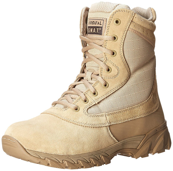 Original S.W.A.T. Men's Chase 9 Inch Side-zip Tactical Boot - Tan