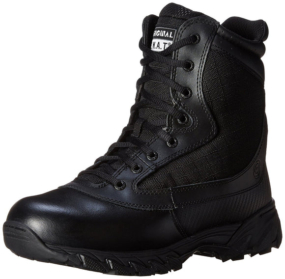 Original S.W.A.T. Men's Chase 9 Inch Side-zip Tactical Boot - Black