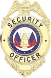 A6938 Security Officer Badge, Liberty & Justice Seal