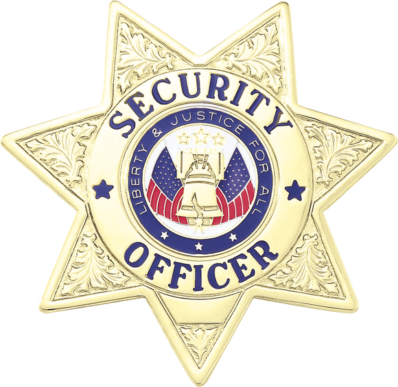 A7265 Security Officer 7 Point Star Badge