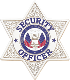 A7317 Security Officer 6 Point Star Badge