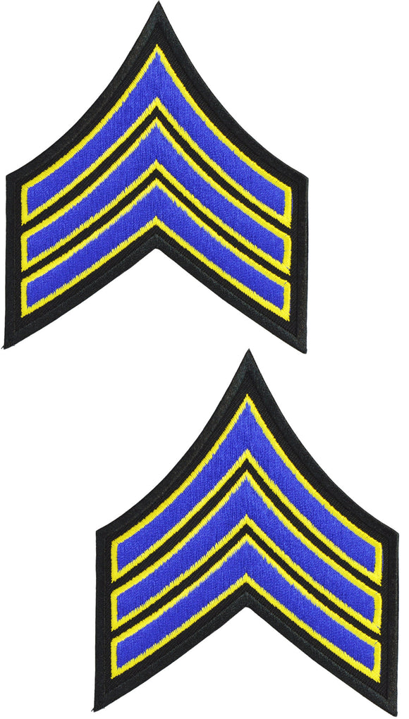 Tactical 365® Operation First Response Pair of Sergeant Rank Uniform Chevron Emblem Patches