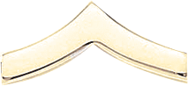 J56 Small Private Collar Insignia Bars - Smooth (3/4
