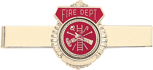 J86 Fire Department Emblem Tie Bar (2" W)