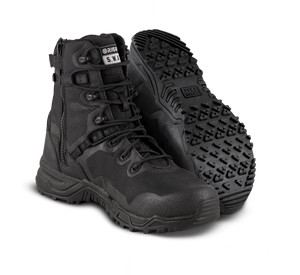 Original SWAT Alpha Fury 8" Side Zip Safety Tactical Men's Boot - Black