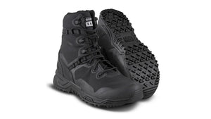 Original SWAT Alpha Fury 8" Tactical Boot | High Performance Light Weight Duty Shoes | Airport Friendly - Black