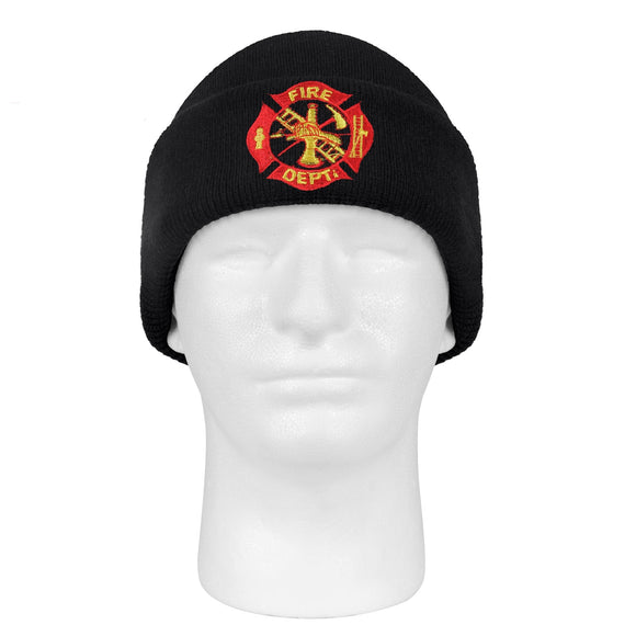 Deluxe Fire Department Embroidered Watch Cap