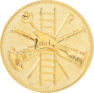 J310 Round Ladder Scramble Cap Badge - Gold