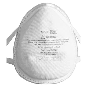 SoftSeal NIOSH N95 Respirator Mask with Silicone Seal, Box of 10